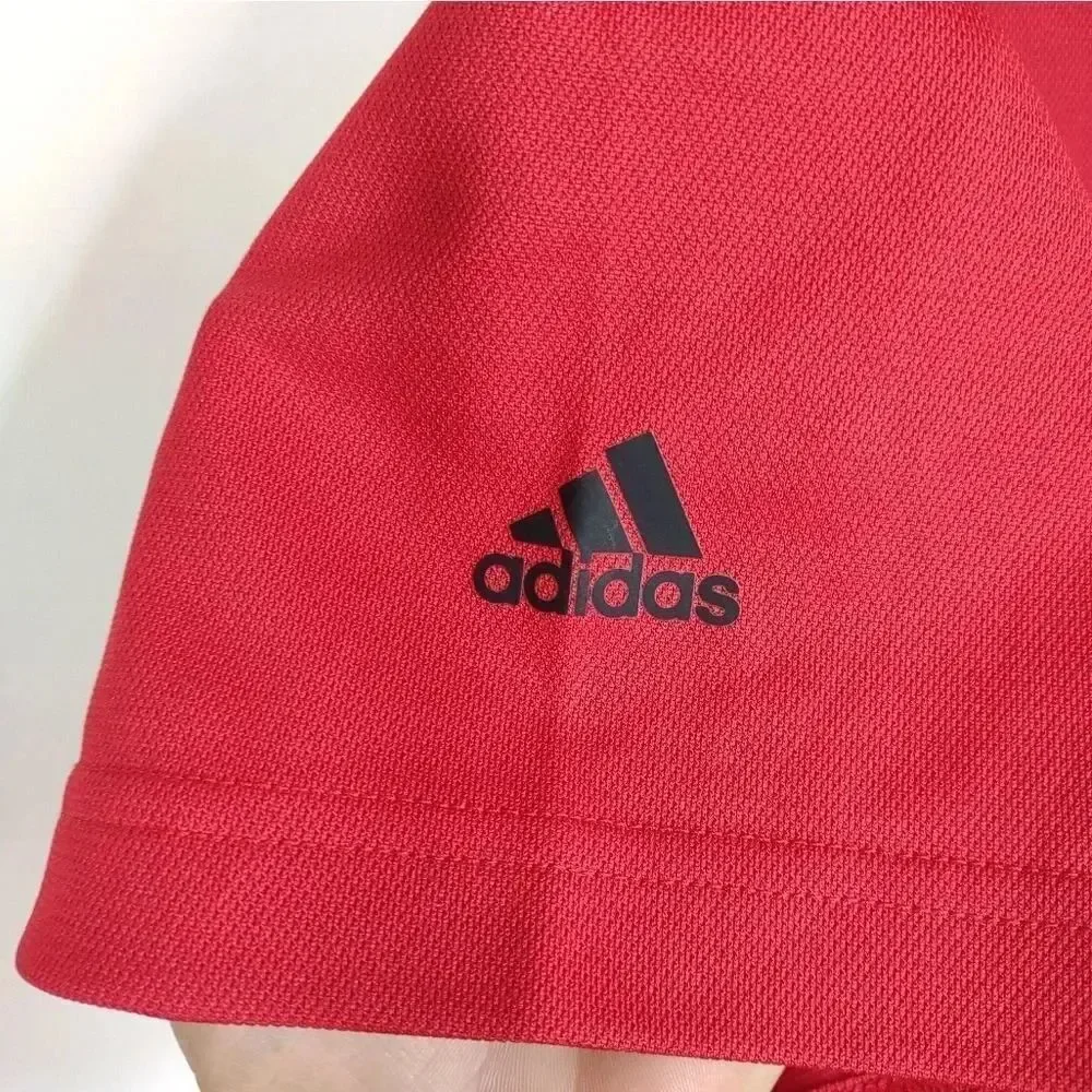 Adidas Golf Polo Shirt Belleair Florida Red size Large